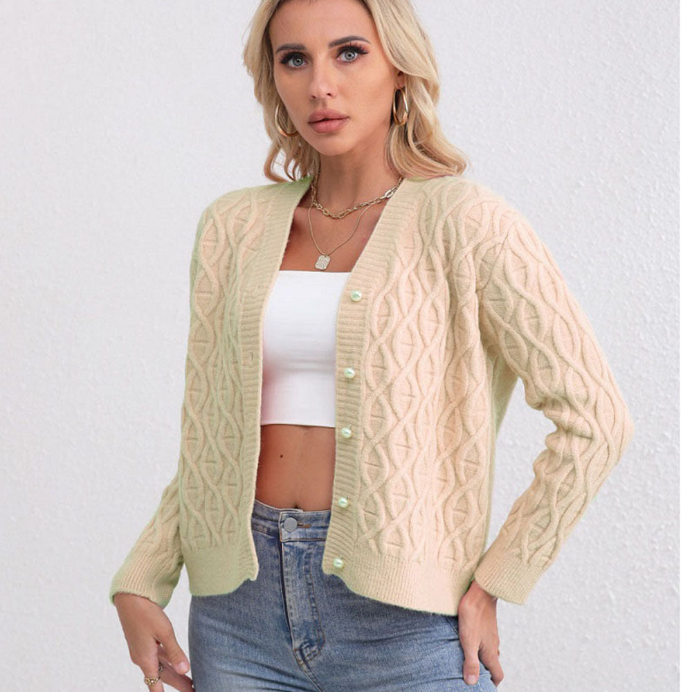 Damen Strickjacke mit eleganter Wabenstruktur Drune