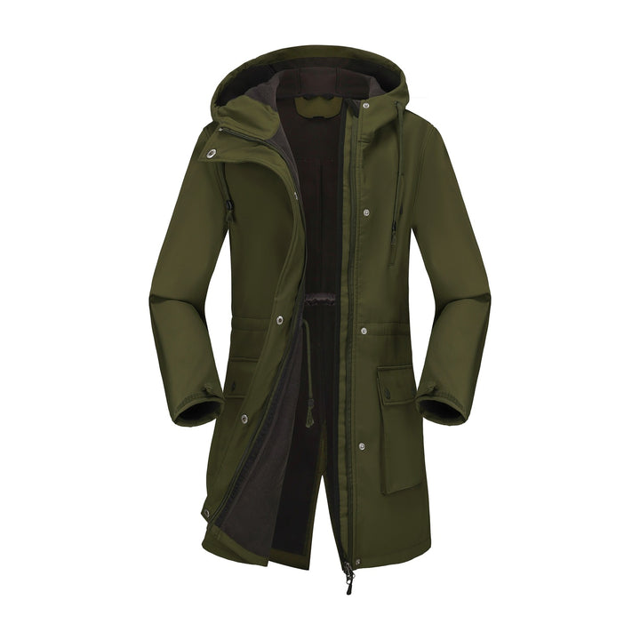 Damen funktionale Outdoor-Jacke mit verstellbarem Taillenzug und Innenfutter Drune