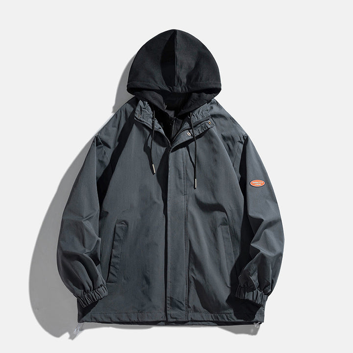 Unisex Übergangsjacke mit Kapuze und atmungsaktivem Innenfutter Drune