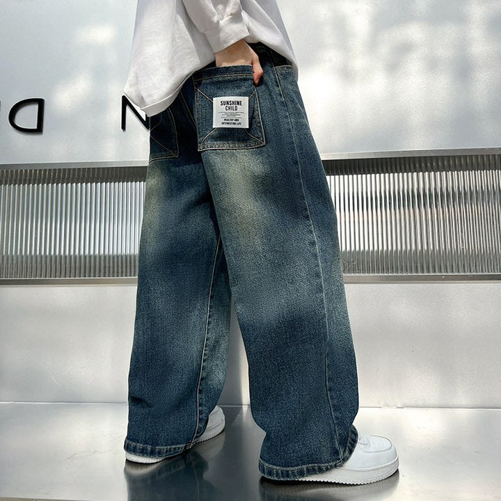 Damen weite Jeanshose Drune