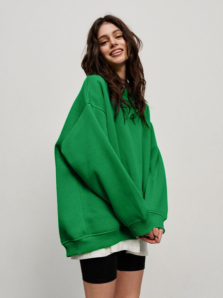 Damen Oversized Sweatshirt mit bequemen Raglanärmeln Drune