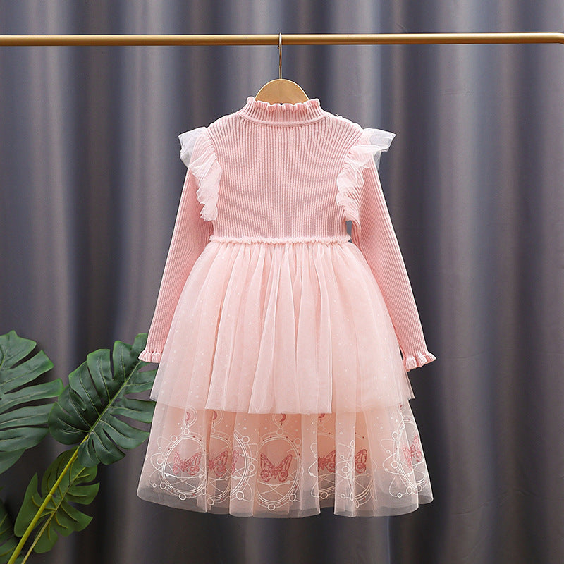 Mädchen Festliches Kleid im Prinzessinnen-Stil Drune