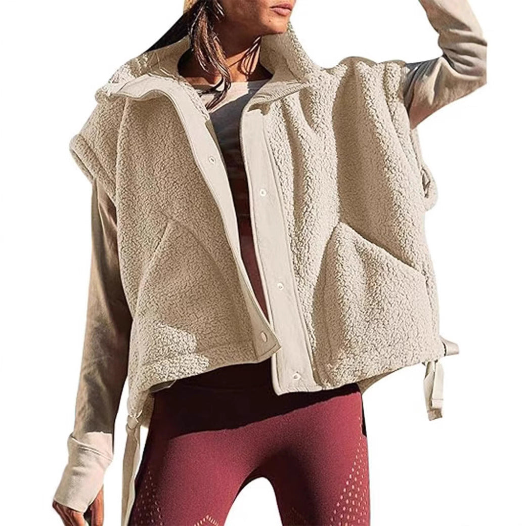 Damen Modische Fleece-Weste Drune