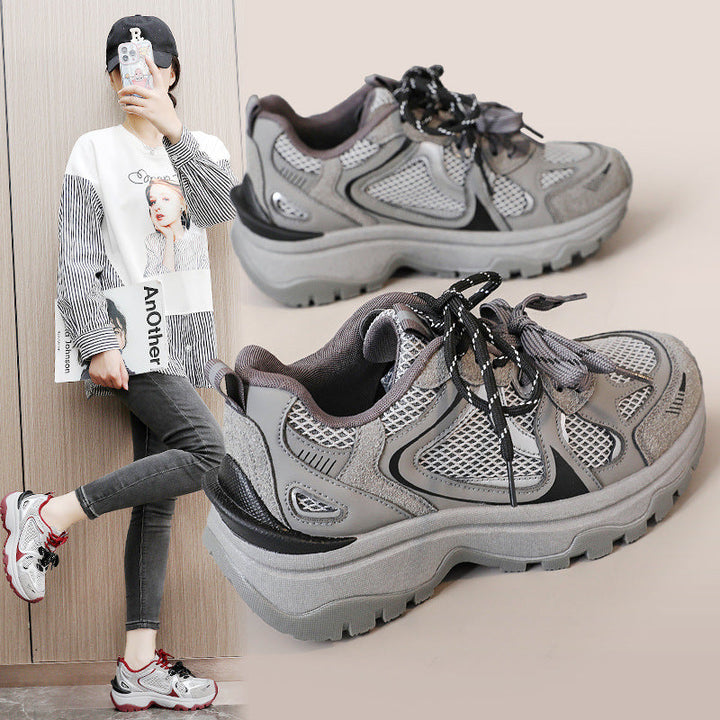 Damen Sportliche Wanderschuhe mit atmungsaktiver Mesh-Oberfläche und stabiler Sohle Drune