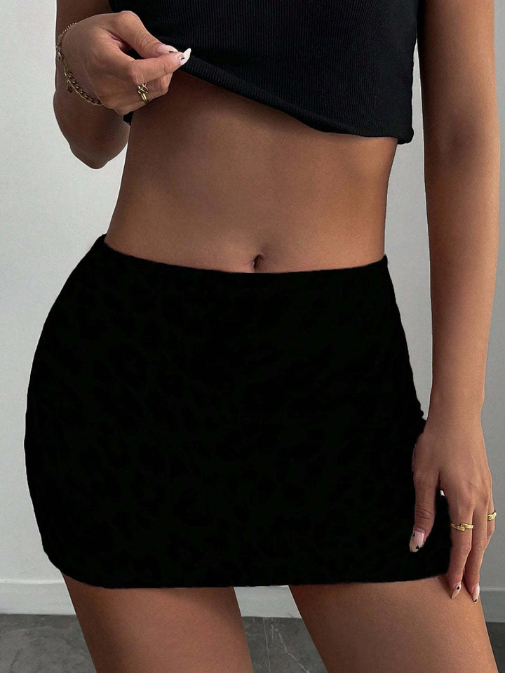 Damen Bikiniröckchen mit eleganter Drapierung Drune