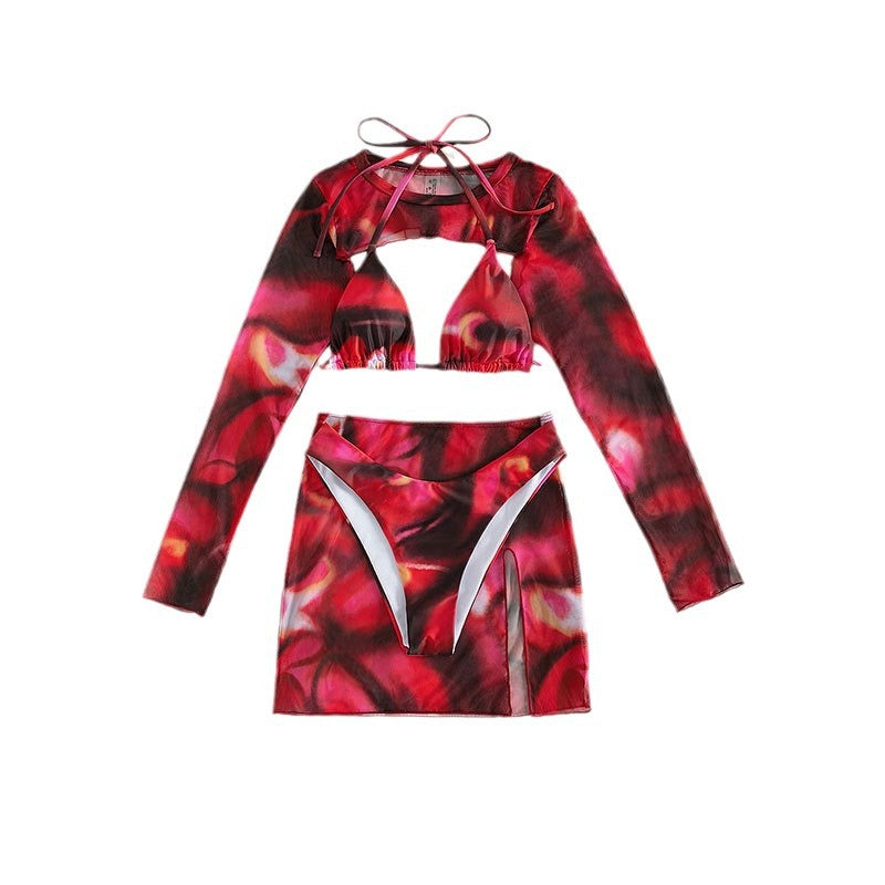 Damen Crop-Top und Rock Set Drune