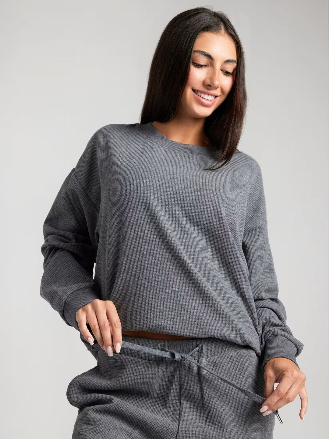 Damen lässiger und bequemer Sweatshirt-Lounge-Set Drune