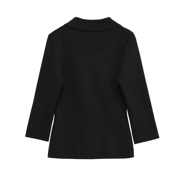 Damen elegante Blazerjacke im modernen Design mit doppelter Knopfleiste Drune