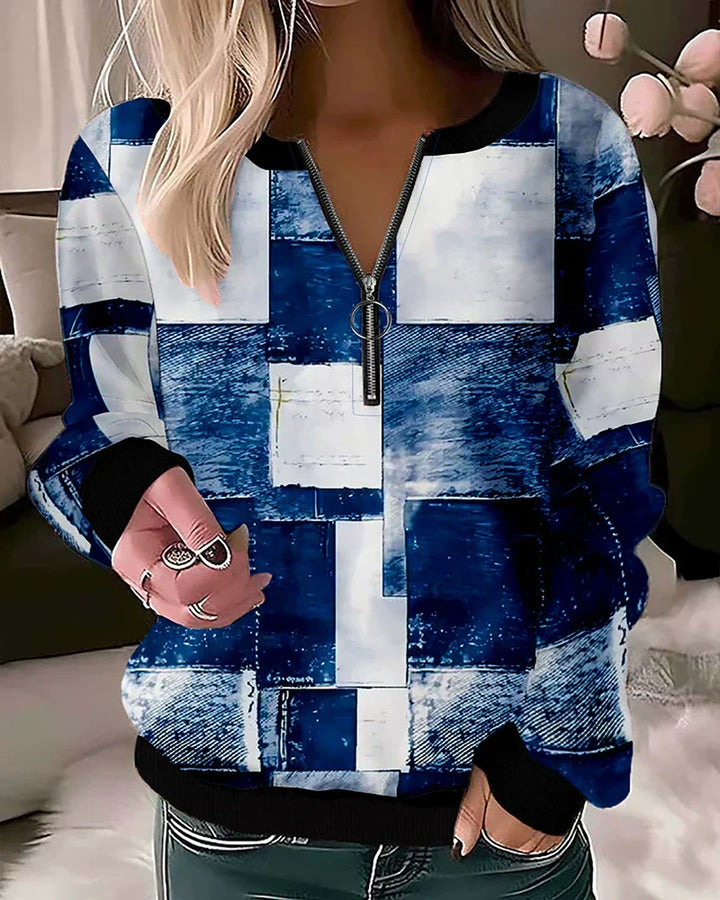 Drune | Reißverschluss Sweatshirt Freizeitkleidung