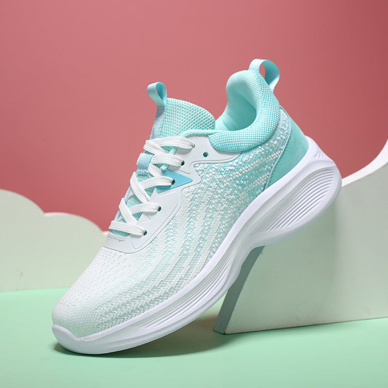 Damen nan leichter Strick-Fit-Sneaker mit nahtlosem Maschenoberteil und ergonomischer Dämpfung Drune