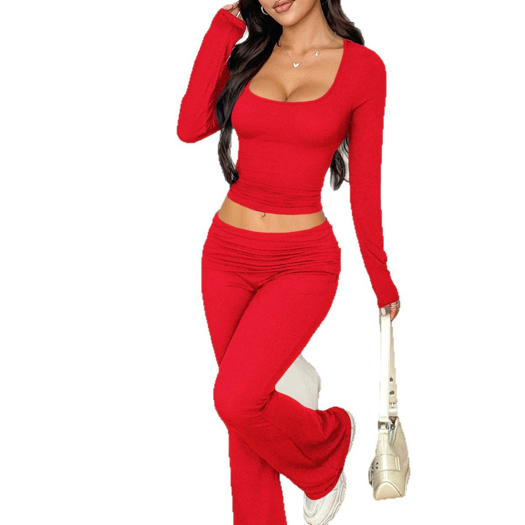 Damen Sportliches Zweiteiliges Set Drune