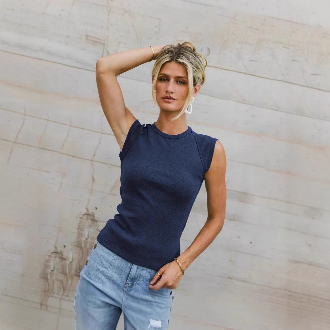Damen figurbetontes Rib-Tanktop Drune