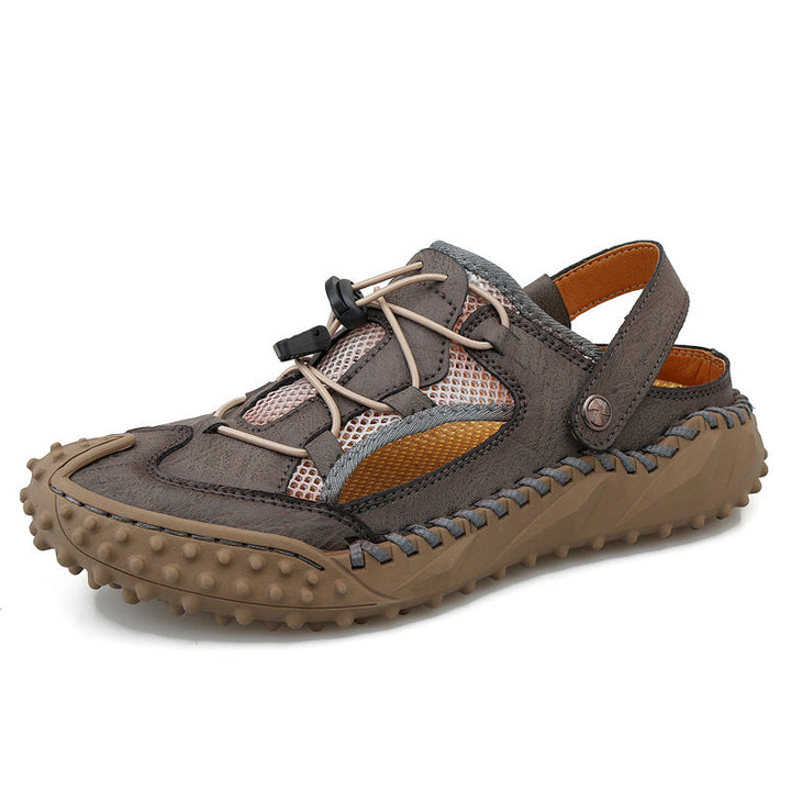 Herren Atmungsaktive Outdoor-Sandalen mit rutschfester Sohle und elastischem Verschlusssystem Drune