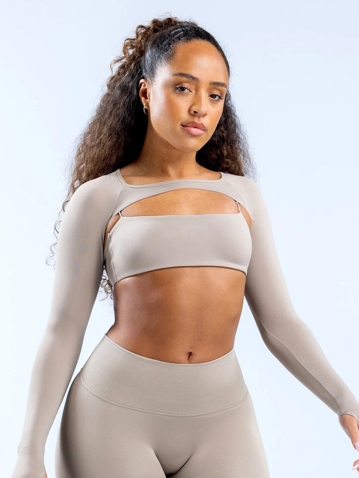 Damen Sportlicher Bikini-Oberteil mit schmalen Trägern Drune