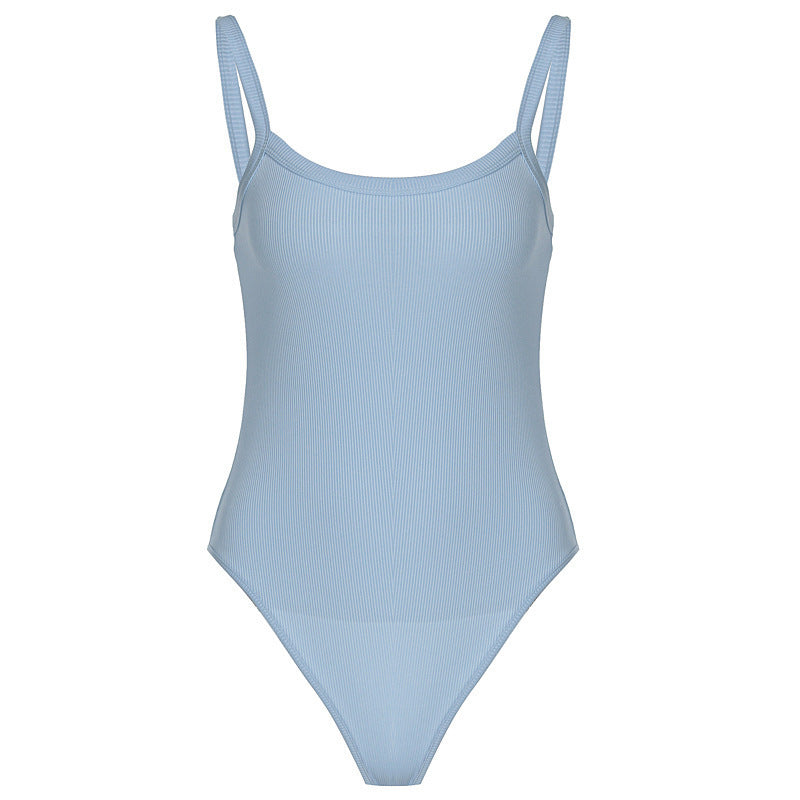 Damen Hochwertiger Body mit feinen Rippdetails Drune