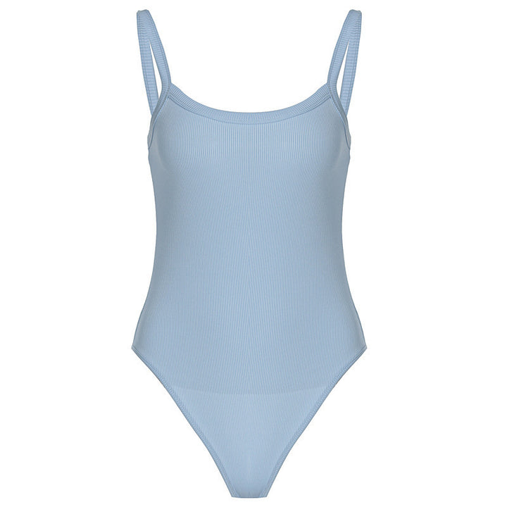 Damen Hochwertiger Body mit feinen Rippdetails Drune