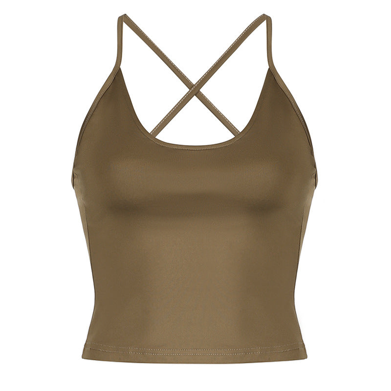 Damen Sportliches Crop-Top und Shorts-Set mit verstellbarem Bund Drune