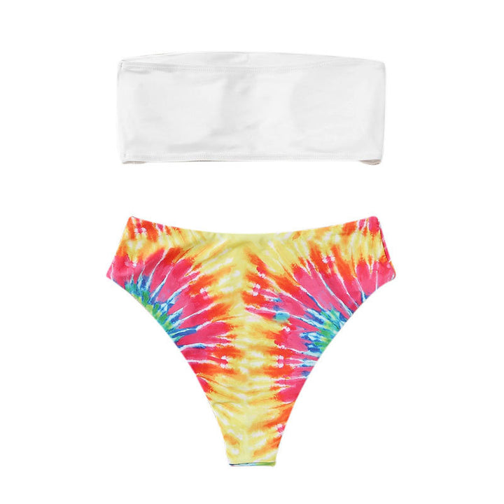 Damen Bandeau-Bikini im trendigen Batikmuster Drune