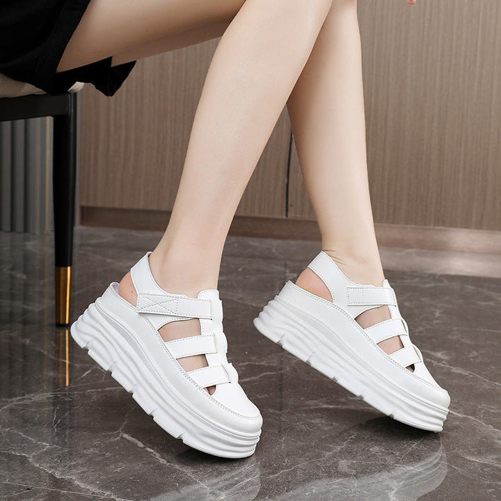 Damen luftige Plateau Sandalen Drune