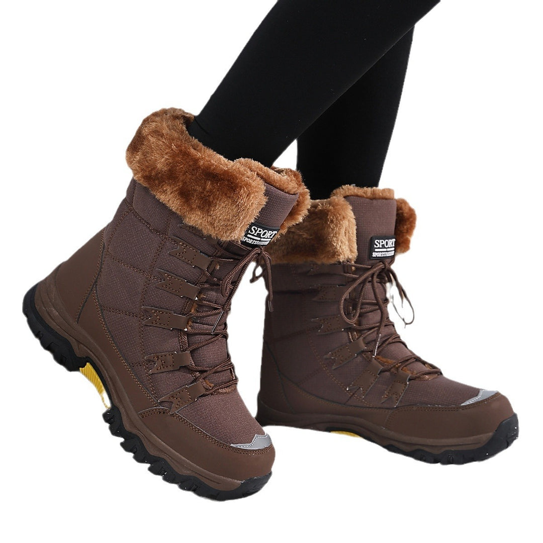 Damen Winterwanderboots mit isolierendem Futter und rutschfester Profilsohle Drune