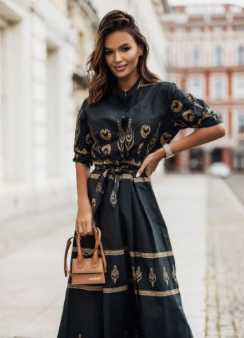 Damen Kaftan Kleid Drune