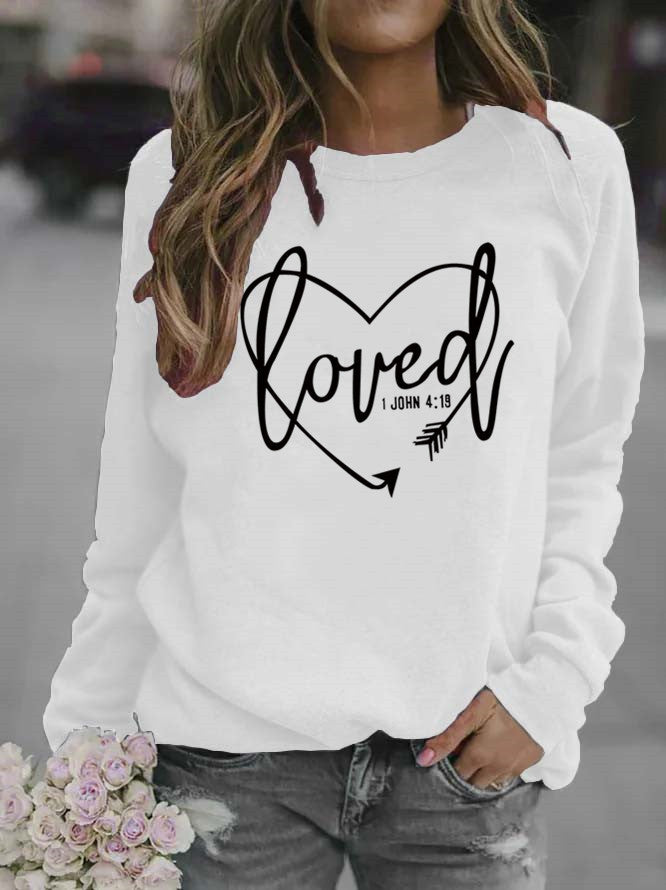 Damen Sweatshirt mit inspirierendem Schriftzug und trendigem Design Drune