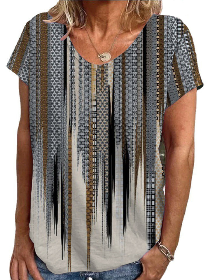 Damen T-Shirt mit einzigartigem Mandala-Design Drune