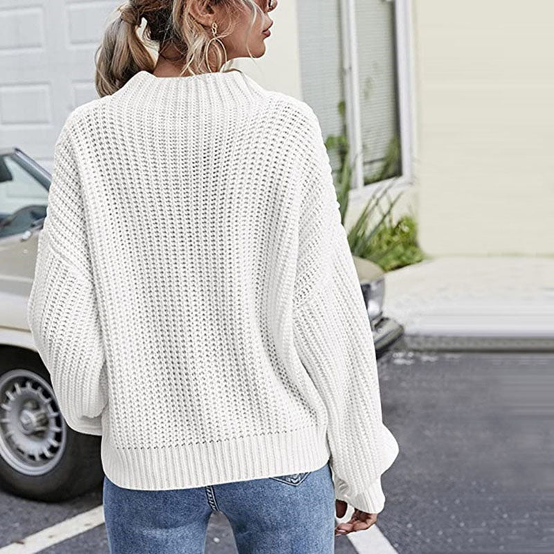 Drune | Kabelstrickpullover Acryl Komfortabel, Klassisch
