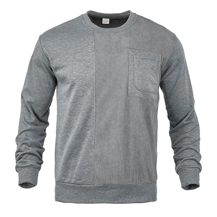 Herren Sweatshirt mit strukturierter Front Drune