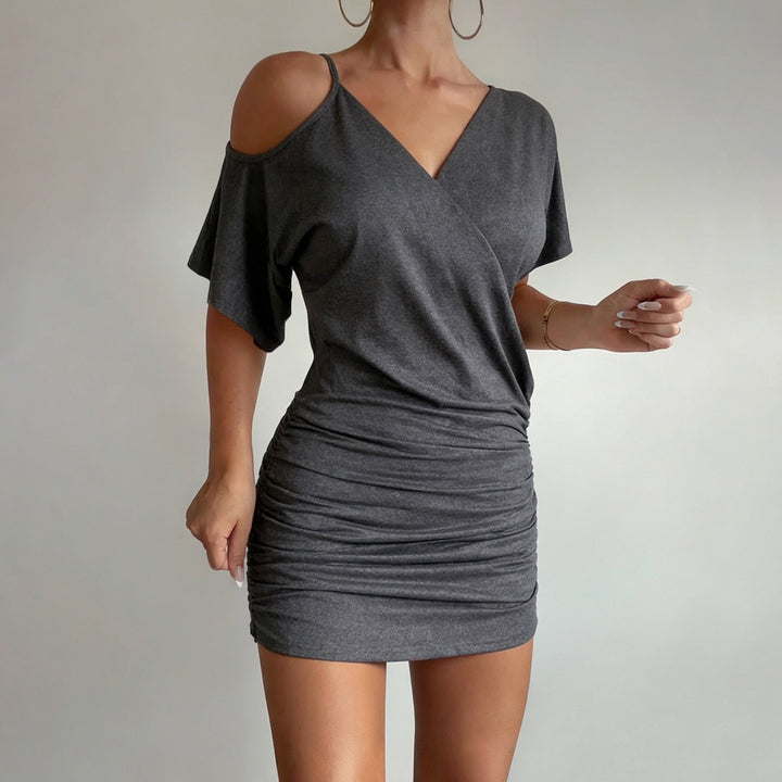 Damen Wickeloberteil mit asymmetrischem Schnitt und lässigem Design Drune