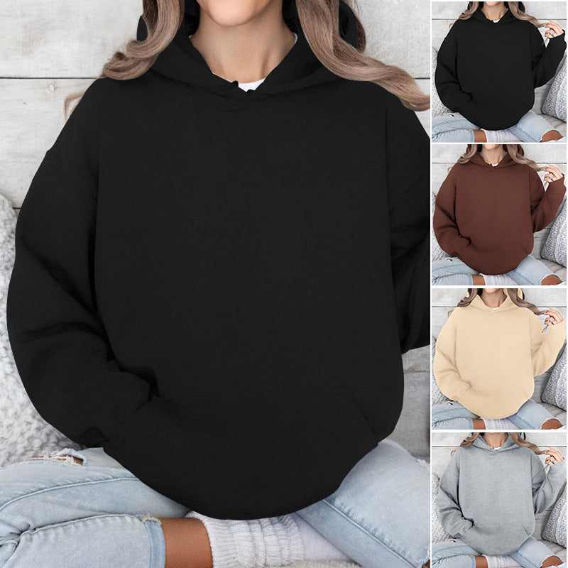 Damen bequemer Kapuzenpullover aus hochwertigem Material Drune