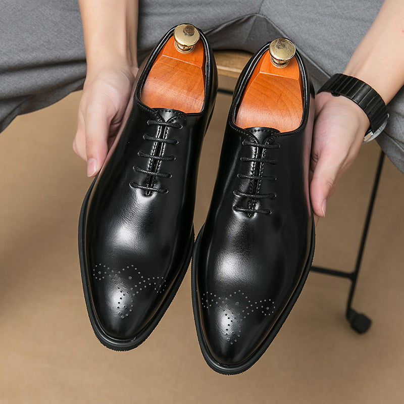 Herren Elegante Schnürschuhe aus hochwertigem Leder Drune