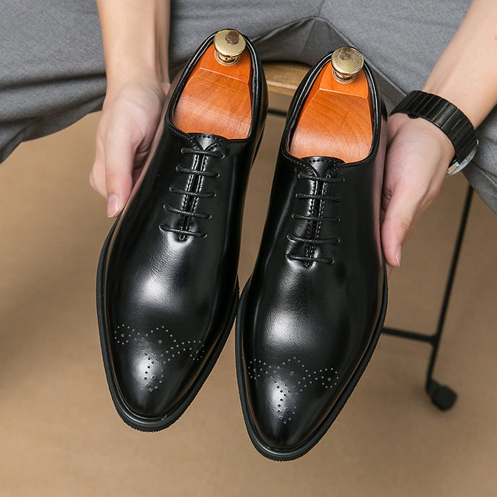 Herren Elegante Schnürschuhe aus hochwertigem Leder Drune