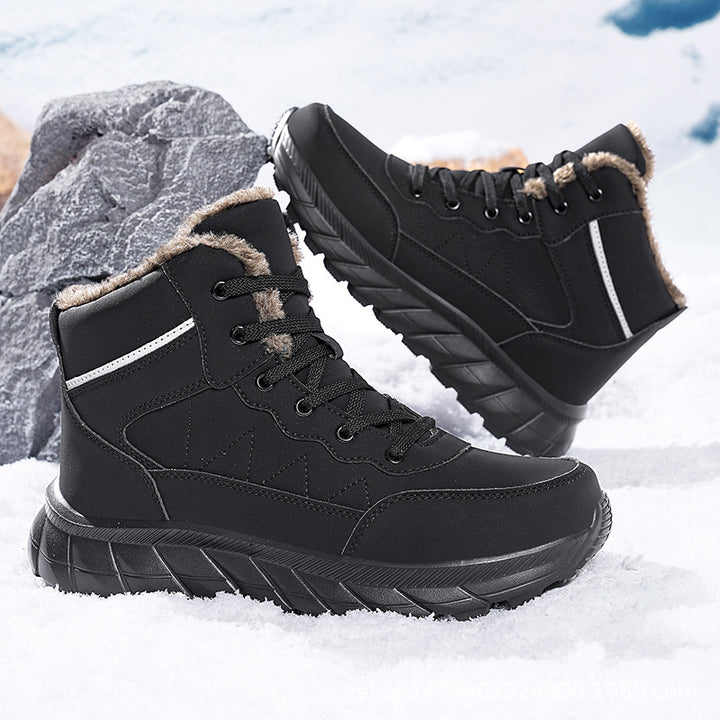 Damen Hohe Winterstiefel mit kuscheligem Futter und griffiger Sohle Drune