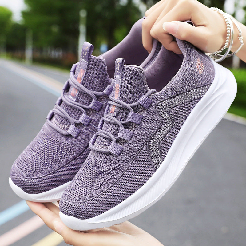 Damen nan sportliche Strick-Sneaker mit nahtlosem Sockenschaft und reaktiver EVA-Zwischensohle Drune