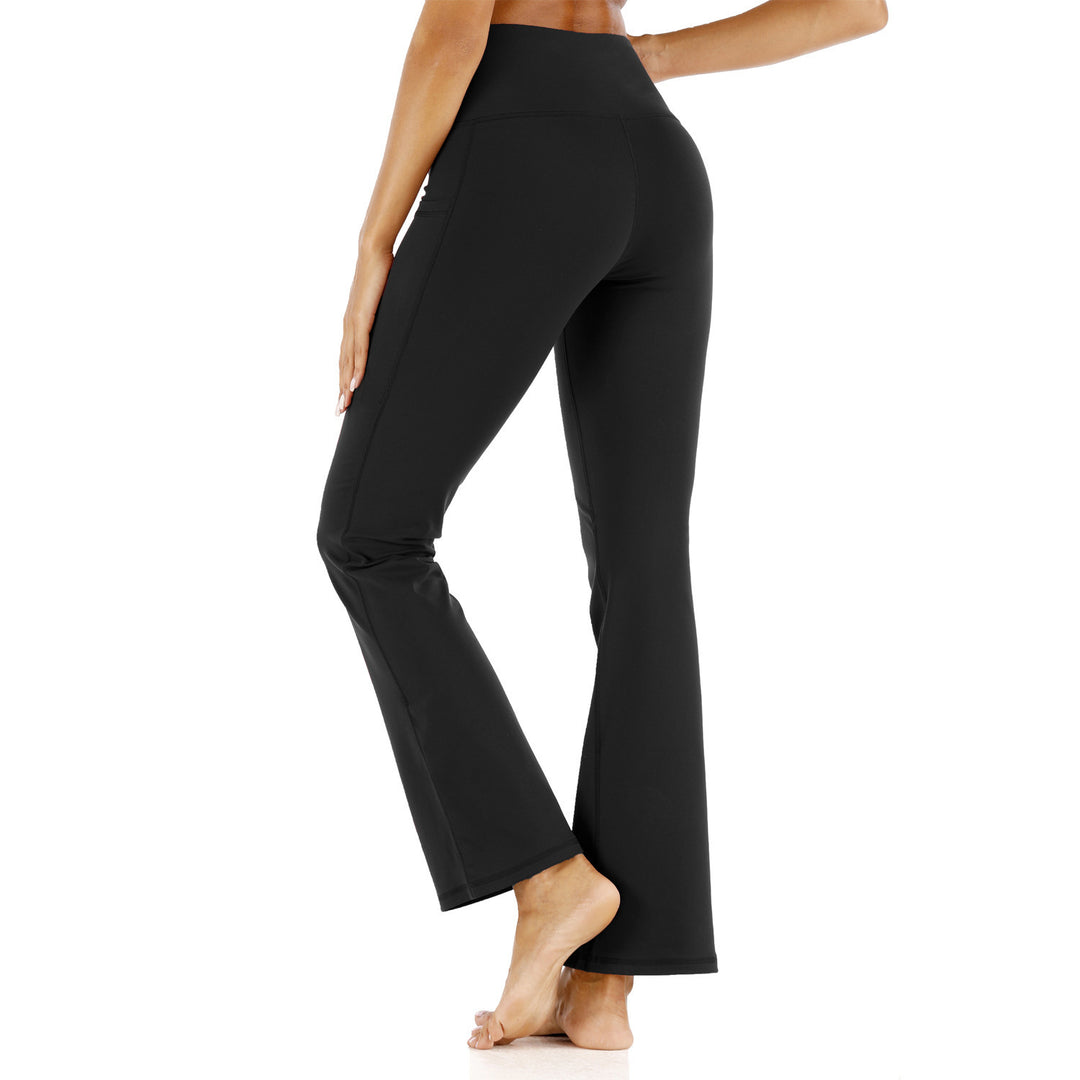 Damen Yoga-Hose mit hohem Bund und flared Schnitt Drune