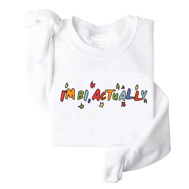 Damen Sweater mit kreativem Druck und lässigem Schnitt Drune