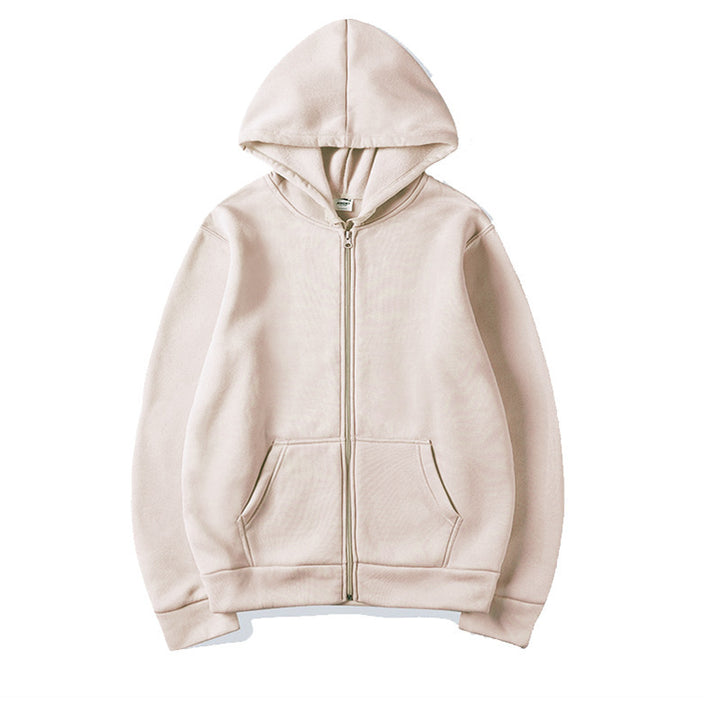 Damen Kapuzensweatshirt mit durchgehendem Reißverschluss und seitlichen Taschen Drune