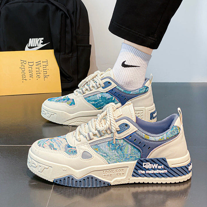 Damen Sportliche Modesneaker mit innovativem Oberflächenmaterial Drune
