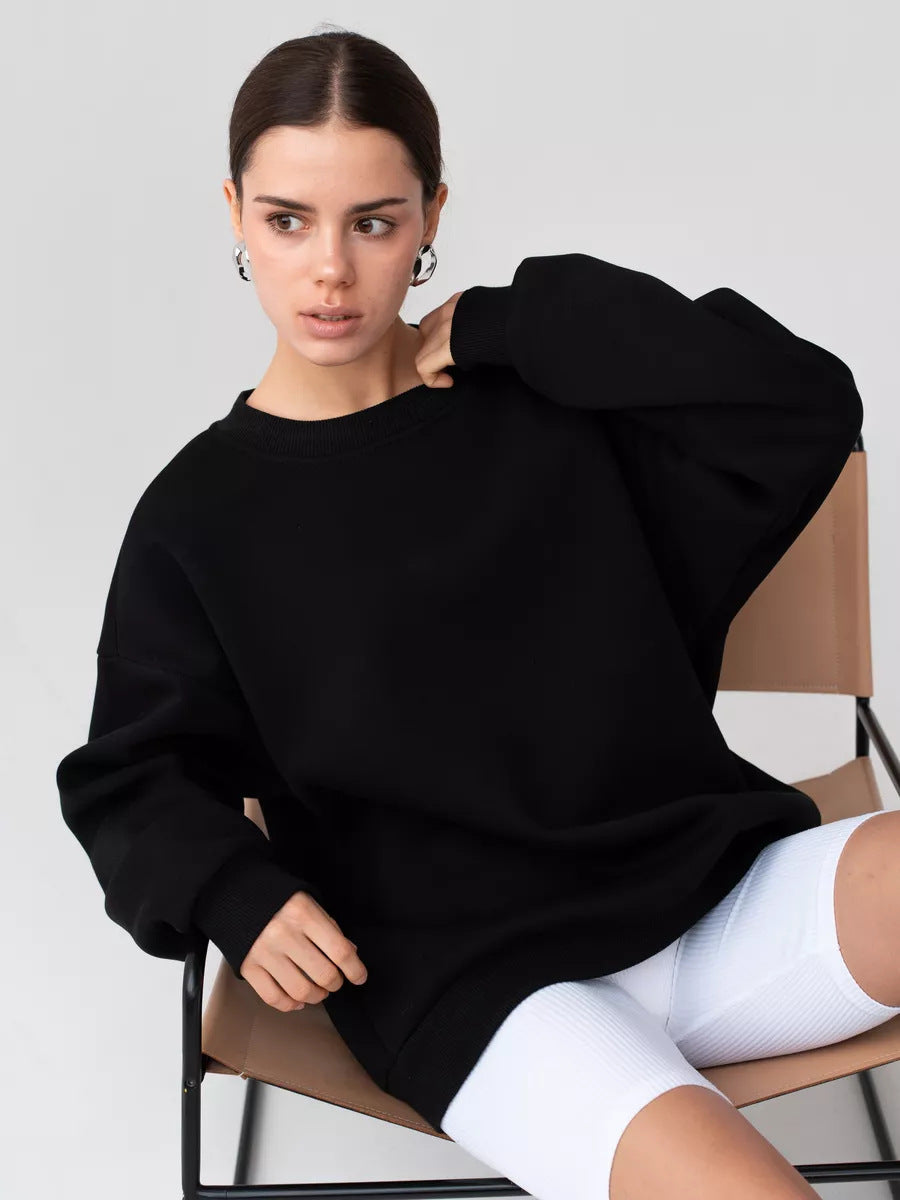Damen oversized Komfort-Sweatshirt Drune
