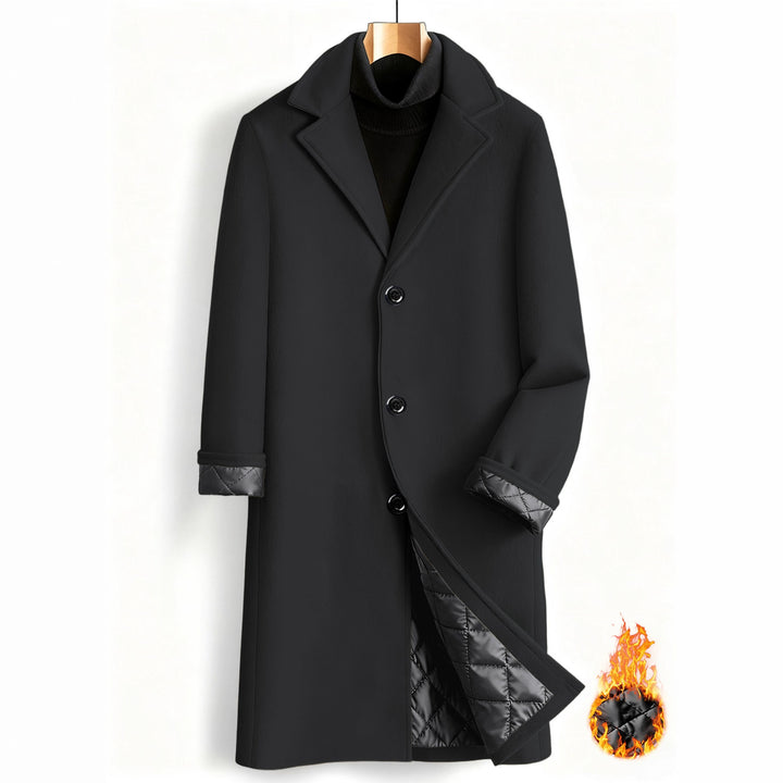 Herren eleganter Wollmantel Drune