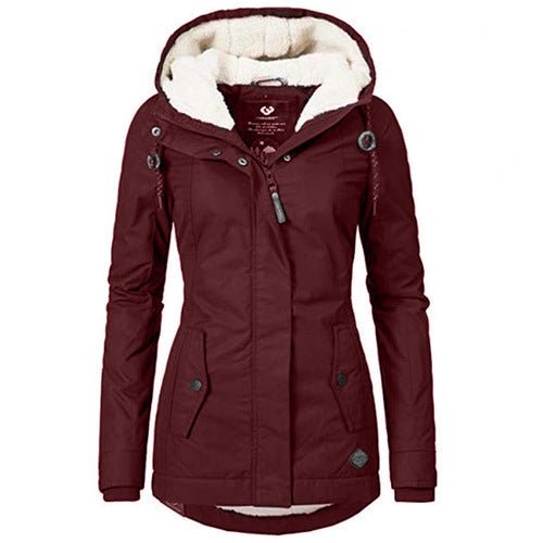Drune | Parka Jacke - Warmes Sherpa-Futter - Wasserabweisend - Kältebeständiges Must-Have