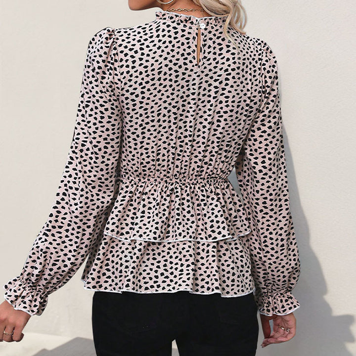 Damen Bluse mit Rüschendetails und exklusiver Smock-Optik Drune