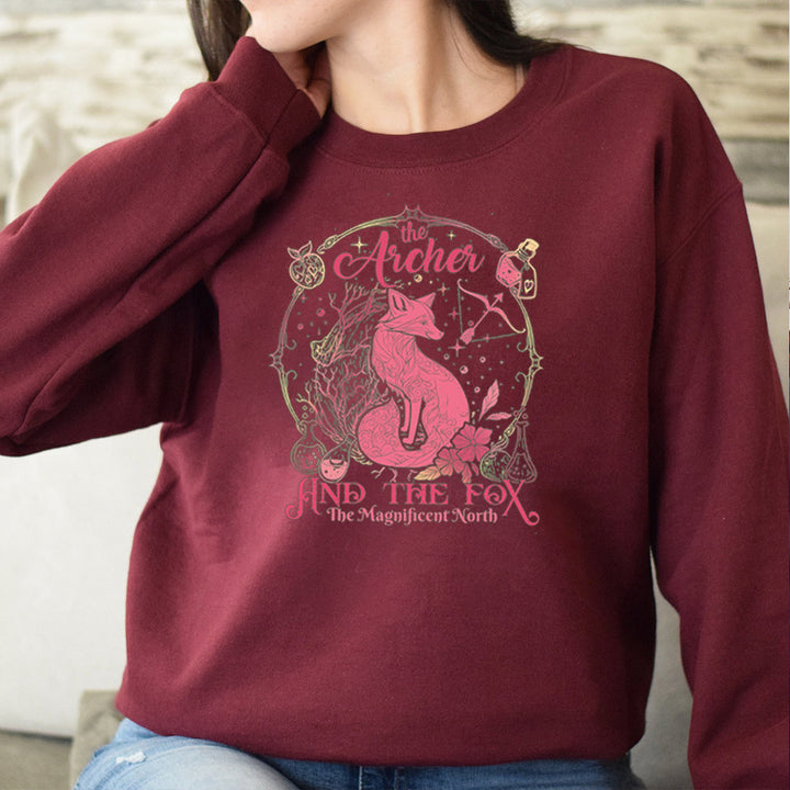 Damen Sweatshirt mit kreativem Tiermotiv und inspirierendem Druck Drune
