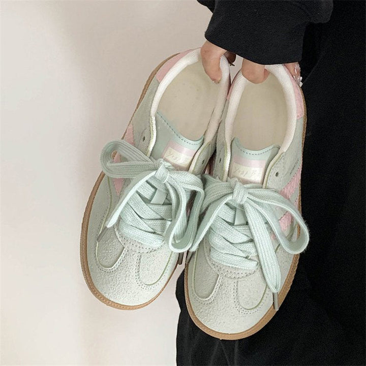 Damen Sportliche Sneakers mit reflektierenden Elementen und atmungsaktiver Oberflächenstruktur Drune