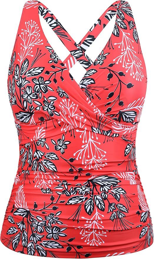 Damen Badeanzug mit Wickelschnitt und figurschmeichelndem Design Drune