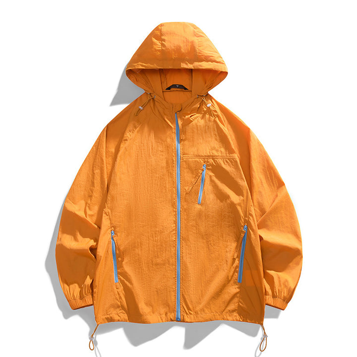 Herren leichtgewichtige Windjacke mit praktischen Taschen und atmungsaktiven Eigenschaften Drune