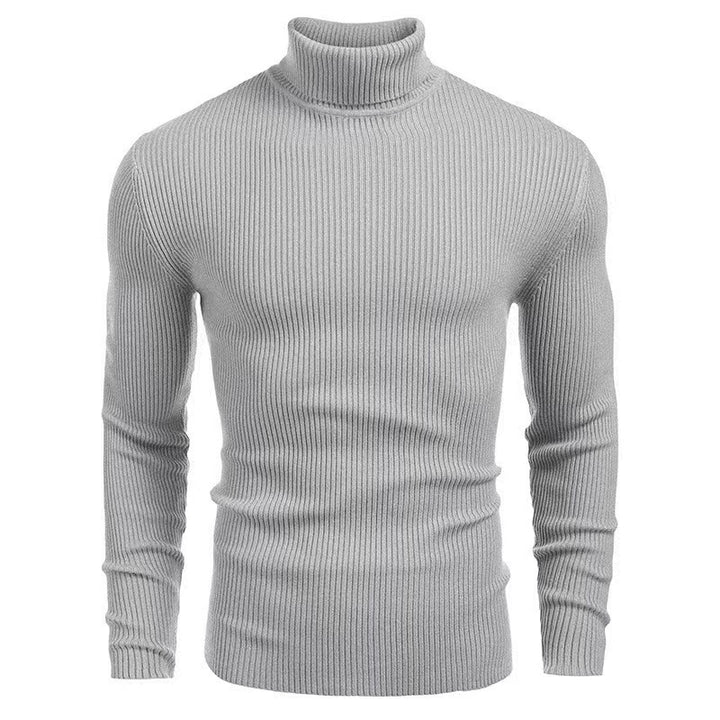 Herren Rollkragenpullover aus hochwertigem Strickmaterial mit Rippstruktur Drune