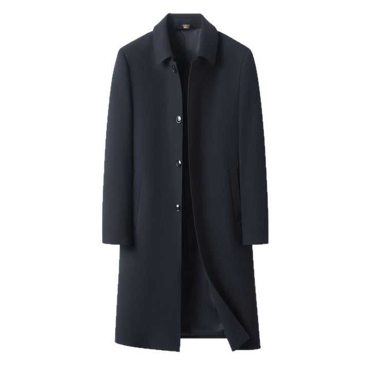 Herren eleganter Trenchcoat aus hochwertigem Material Drune