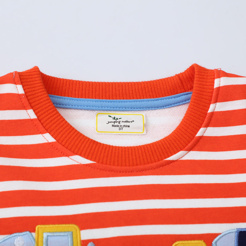 Jungen Sweatshirt mit buntem Baustellenmotiv Drune